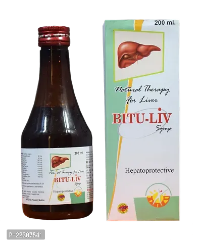 Amvia Pharma Bitu-Liv Syrup 200ml - Natural Therapy for Liver Health | Hepatoprotective-thumb0