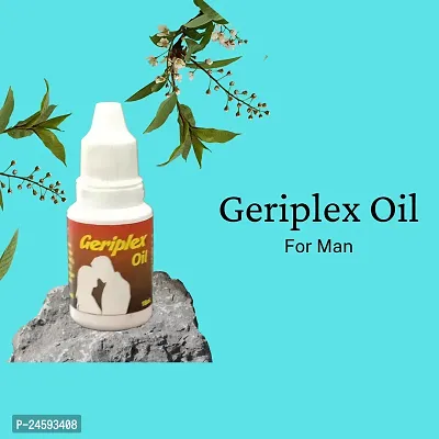 Geriplex Oil 15ml | Natural Rejuvenating Oil for Men | Enriched with  Ashwagandha Jaiphal and Black Seed