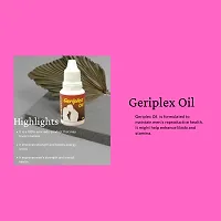 Geriplex Oil 15ml | Natural Rejuvenating Oil for Men | Enriched with  Ashwagandha Jaiphal and Black Seed-thumb2