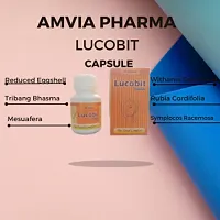 Amvia Pharma  Lucobit  30 capsule  ayurvedic medicine for  leucorrhoea treatment  Pack of 3-thumb1