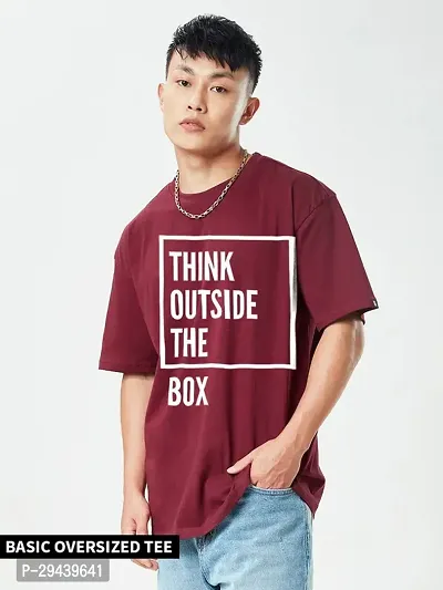 Men's Graphic Printed Oversized Tshirt-thumb0