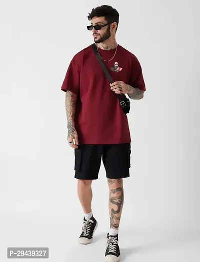 Men's Graphic Printed Oversized Tshirt-thumb2