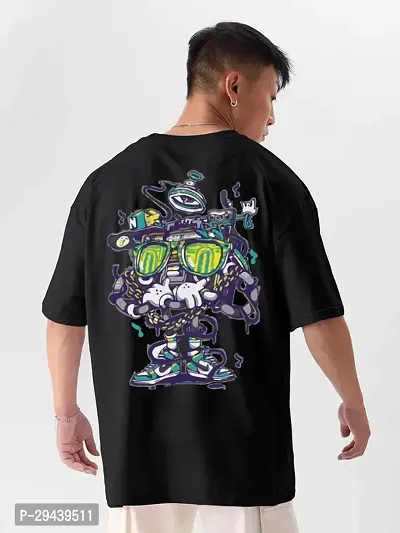 Men's Graphic Printed Oversized Tshirt-thumb0