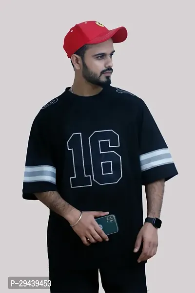 Men's Graphic Printed Oversized Tshirt-thumb0