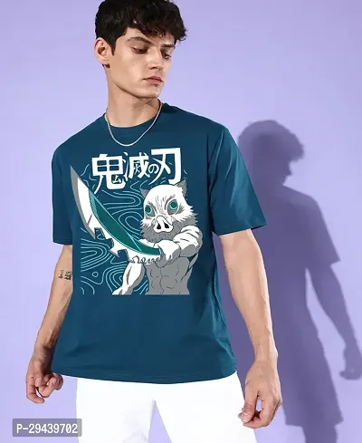 Men's Graphic Printed Oversized Tshirt-thumb0