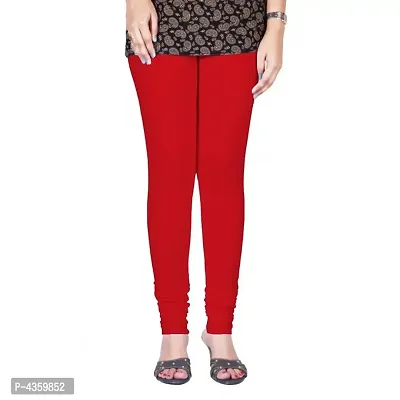 Craftmyntra Women's Cotton Red Legging-thumb0