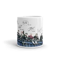 PASHUPATASTRA BTS Signature Army Best Gift for BTS Lovers with Glossy Printed Ceramic Coffee Mug   White  (350ml)-thumb3