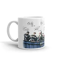 PASHUPATASTRA BTS Signature Army Best Gift for BTS Lovers with Glossy Printed Ceramic Coffee Mug   White  (350ml)-thumb1