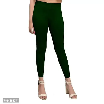 Buy Yogi Ankle Length Cotton with Lycra Leggings for Women and Girls(White,  Small) 1 Pack Online In India At Discounted Prices