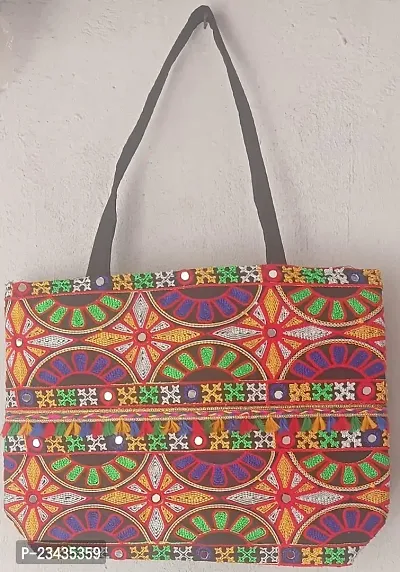Stylish Multicoloured PU Handbag For Women