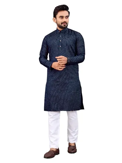 MEN FANCY PARTY AND WEDDING WEAR KURTA