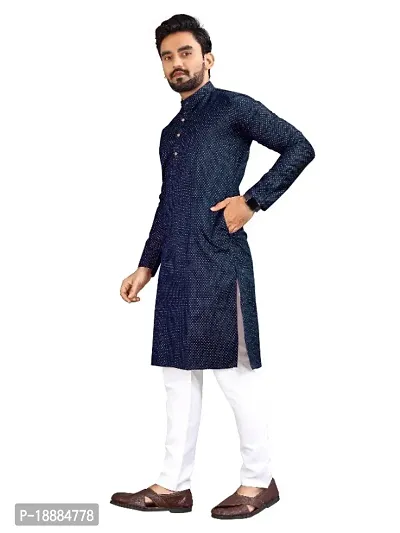 MEN FANCY PARTY AND WEDDING WEAR KURTA-thumb3