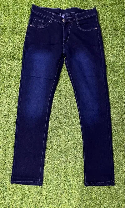 Trendy Cotton Mid-Rise Regular Fit Jeans For Men