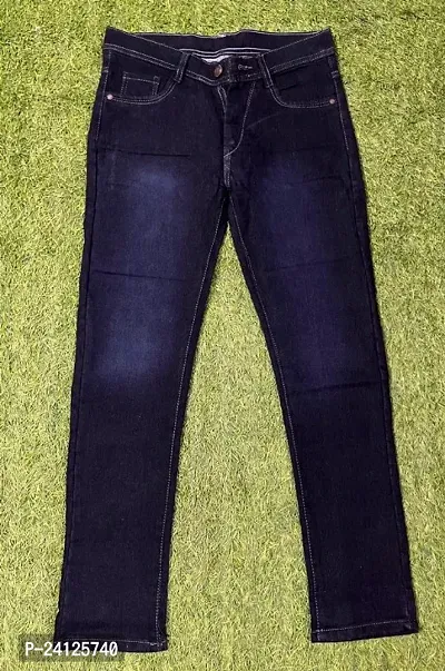 Fancy Knitted Jeans For Men-thumb0