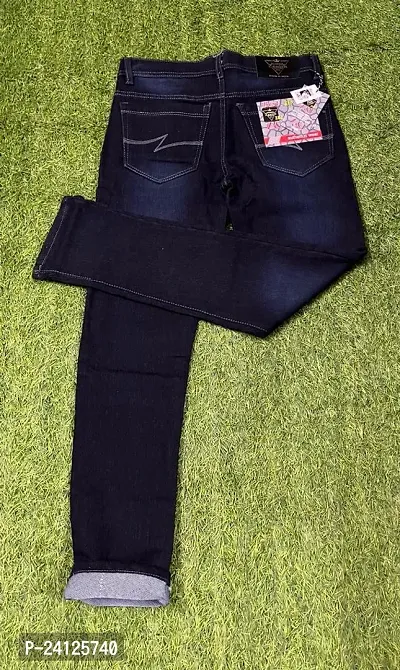 Fancy Knitted Jeans For Men-thumb3