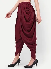 Fabulous Maroon  Viscose Rayon Solid Salwars For Women-thumb3