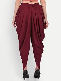 Fabulous Maroon  Viscose Rayon Solid Salwars For Women-thumb1