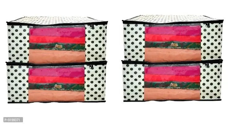 Classy Printed Organizers for Women, Pack of 4-thumb0