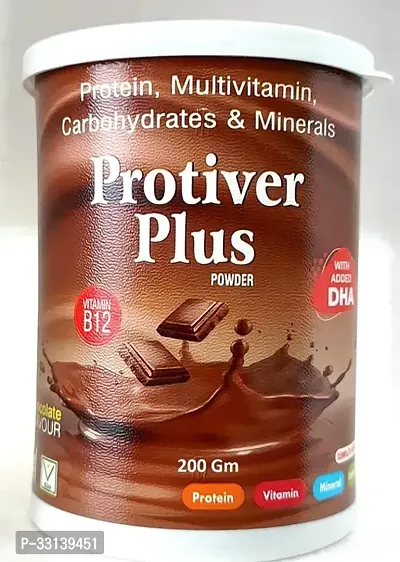 Protein Powder With Vitamin Mineral For Energy Nutrition Weight Muscle Growth Wellness  Chocolate  200Gm-thumb0