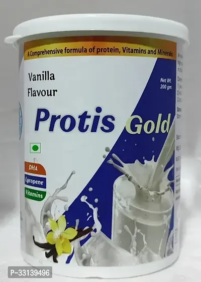 Protein Powder With Vitamin and Mineral For Nutrition Energy Strength Weight Muscle Growth Wellness Health Support  Vanilla  200Gm