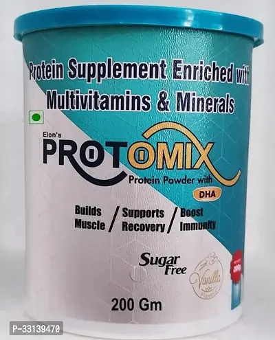 Protein Powder For Energy Growth Nutrition Maintain Sugar Level Weight Management  Vanilla  200gm