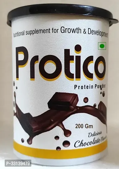 Protein Powder With Vitamin and Mineral For Nutrition Energy Strength Muscle Weight Growth Health Support  Chocolate  200gm