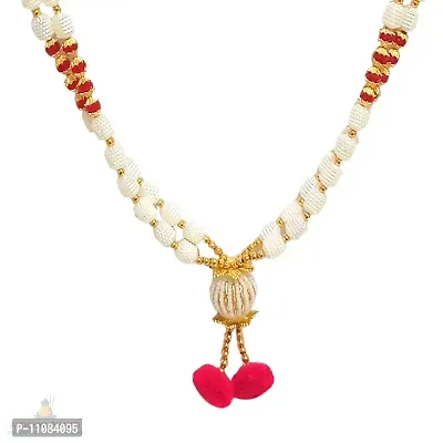 Golden Moti Haar Necklace for MURTI !! Mala Garland For God Idols !! HAR for DIETY !! Ganpati Kanthi !! Ganpati Mala !! Mala for Photo Frame !! Kanthi Har !! Deity Ornament