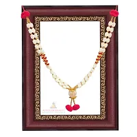 Golden Moti Haar Necklace for MURTI !! Mala Garland For God Idols !! HAR for DIETY !! Ganpati Kanthi !! Ganpati Mala !! Mala for Photo Frame !! Kanthi Har !! Deity Ornament-thumb3