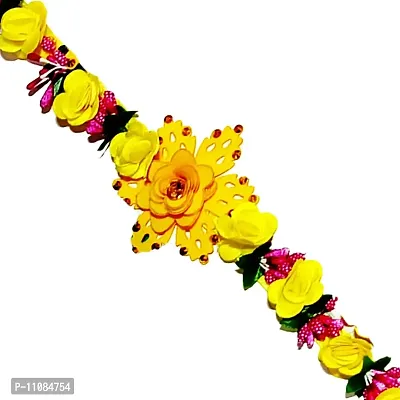 Yellow Jwellery Set for Women & Girls for Haldi !! Mehandi !! Bridal !! Baby Shower !! Marriage & Wedding-thumb3