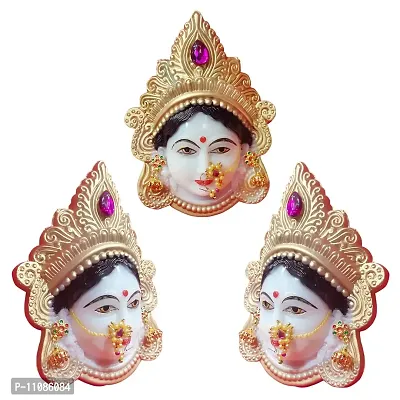 Ayodhya Bhakti Mahalaxmi Face Mukhota Goddess Mata Mahalakshmi Laxmi Face-thumb3