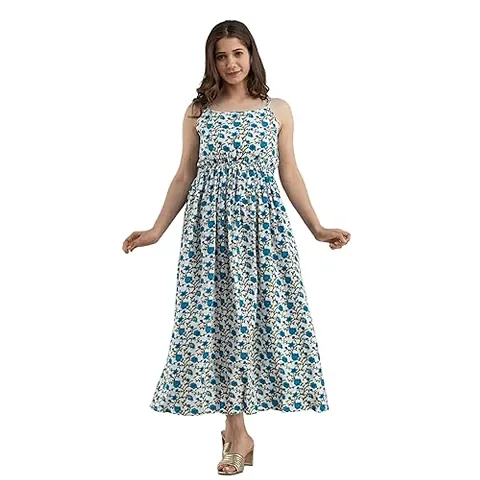 FabRasiya Western Dresses for Women|Stylish Latest Dresses|Skirts|Kurti with Palazzo Set|Long Kurtis|Stylish Tops|Western Tops for Girls|Gown|Maxi Dress Crop top|Party Dress (X-Large, Blue)