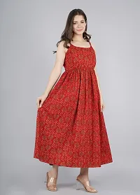 Fancy Rayon Printed Dress For Women-thumb2