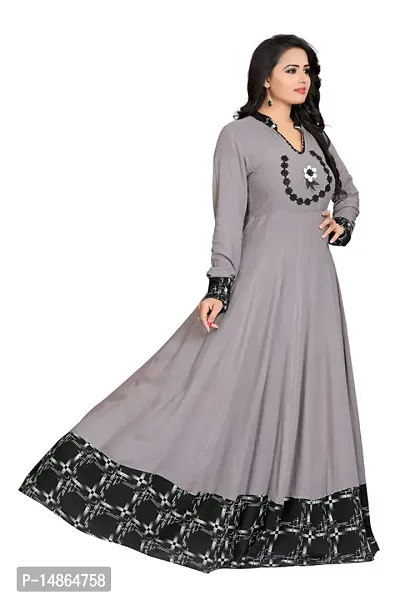 Stylish Women Georgette Printed Bollywood Festive and Party Wear Gown-thumb0