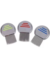 Premium Lice Comb With Steel Teeth Removes Lice Nits Nit Free Hair V Comb Hair Care Others-thumb2