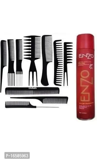 10pcs Comb with Hair Holding Spray-thumb0