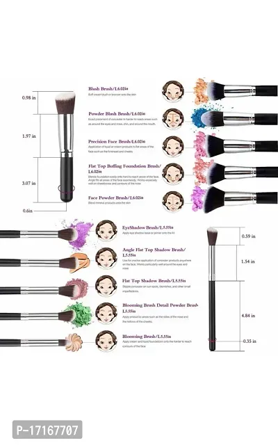 Professional Choice 10pcs Makeup Brushes.-thumb2