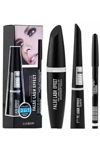 Mascara, Eyelashes, Eye Curler with Makeup Blender Puff.-thumb1