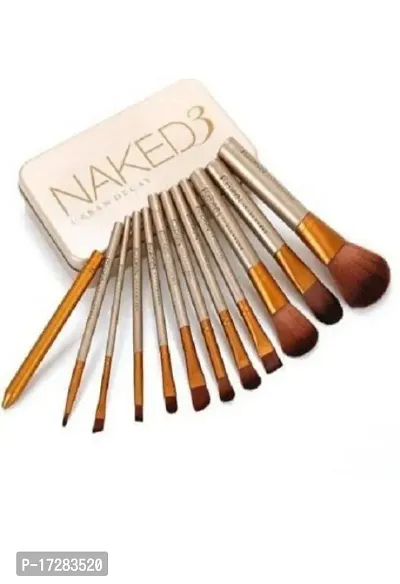 Krishna Naked3 Makeup Brush Set (Pack of 12)
