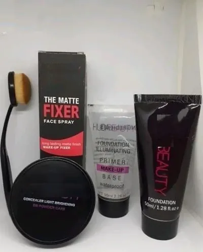 Best Makeup Base Foundation With Makeup Essential Combo