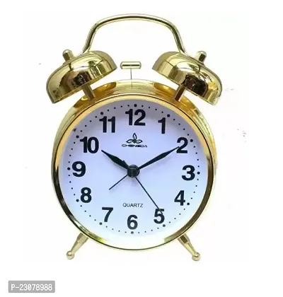 Premium Quality Golden Oval Design Pendulum Wall Clock-thumb0