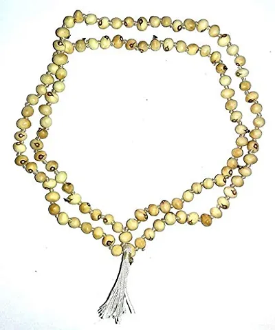 Saptraag 1 Pc - Pure Rare Chirmi Seeds Mala Malai 108 Beads- White Gunja Gurinvida Beads Ratti Gumchi Madhuyastika