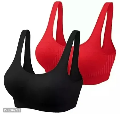 Stylish Women Cotton Non-Padded Bras Pack of 2-thumb0