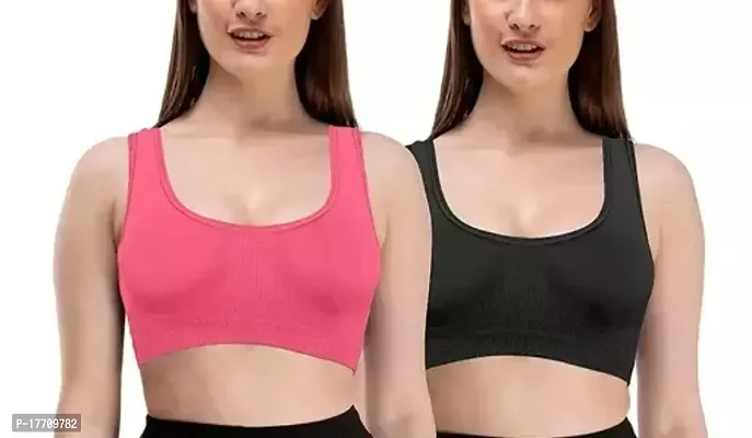 Stylish Women Cotton Non-Padded Bras Pack of 2