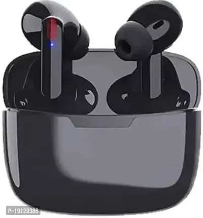 Airpod Lite with Quad Mic ENC, 10mm Driver, Ear Sensor, 48Hours Playtime Bluetooth Headset  (Black, True Wireless)-thumb0