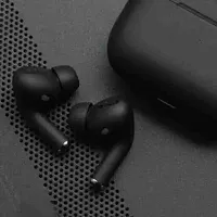 Airpod Lite with Quad Mic ENC, 10mm Driver, Ear Sensor, 48Hours Playtime Bluetooth Headset  (Black, True Wireless)-thumb2