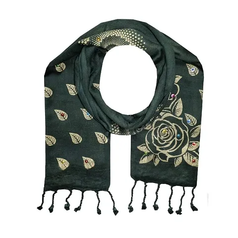 Trendy Womens Cotton Blend Printed Stoles