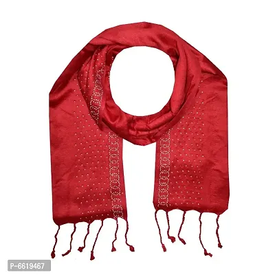 Womens Solid Cotton Blend Stole-thumb0