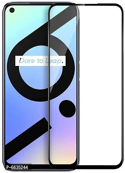 Premium 11D Tempered Glass for Realme 8 5G Screen Guard Full HD Quality Edge to Edge Coverage-thumb0