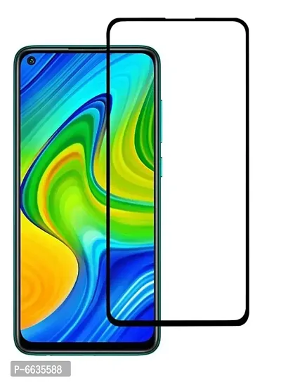 Premium 11D Tempered Glass for Redmi Note 9 Screen Guard Full HD Quality Edge to Edge Coverage-thumb0