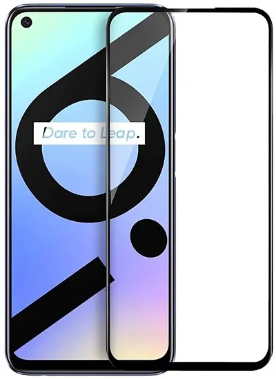 Premium 11D Tempered Glass for Realme 8S Screen Guard Full HD Quality Edge to Edge Coverage